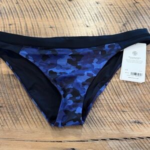 Athleta NEW Blue Camo Bikini Bottoms